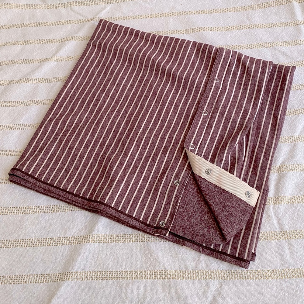Lululemon Vinyasa Scarf Burgundy Stripe